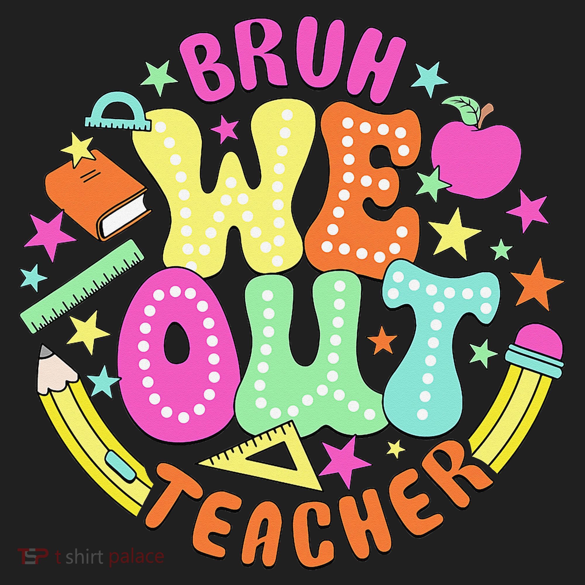 Bruh We Out Teacher Summer Last Dat Of School Beanie