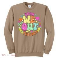 Bruh We Out Teacher Summer Last Dat Of School Sweatshirt thumb 0