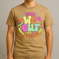 Bruh We Out Teacher Summer Last Dat Of School T-Shirt thumb 3