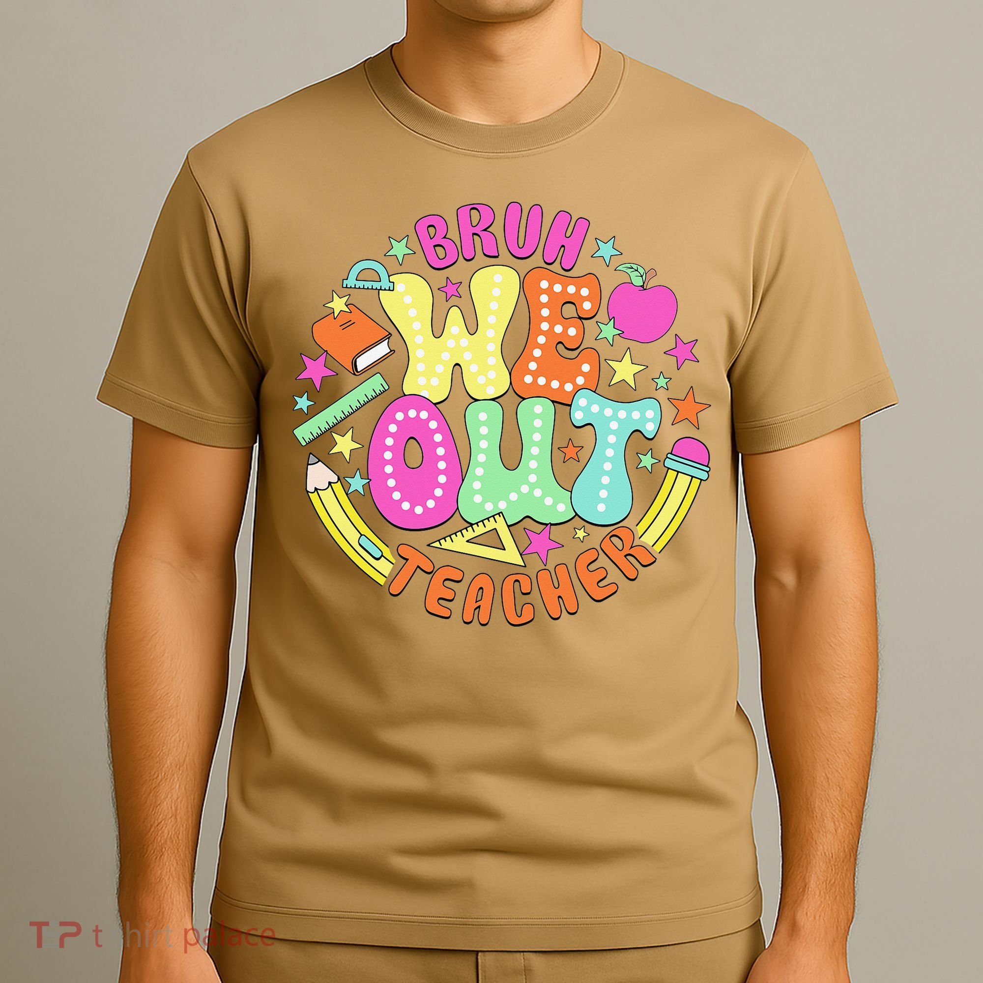 Bruh We Out Teacher Summer Last Dat Of School T-Shirt