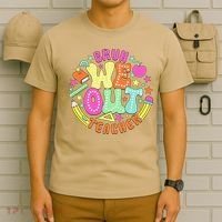 Bruh We Out Teacher Summer Last Dat Of School T-Shirt thumb 6