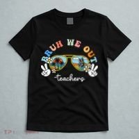 Bruh We Out Funny Last Day Of School Teacher Boy Girl Summer T-Shirt thumb 5