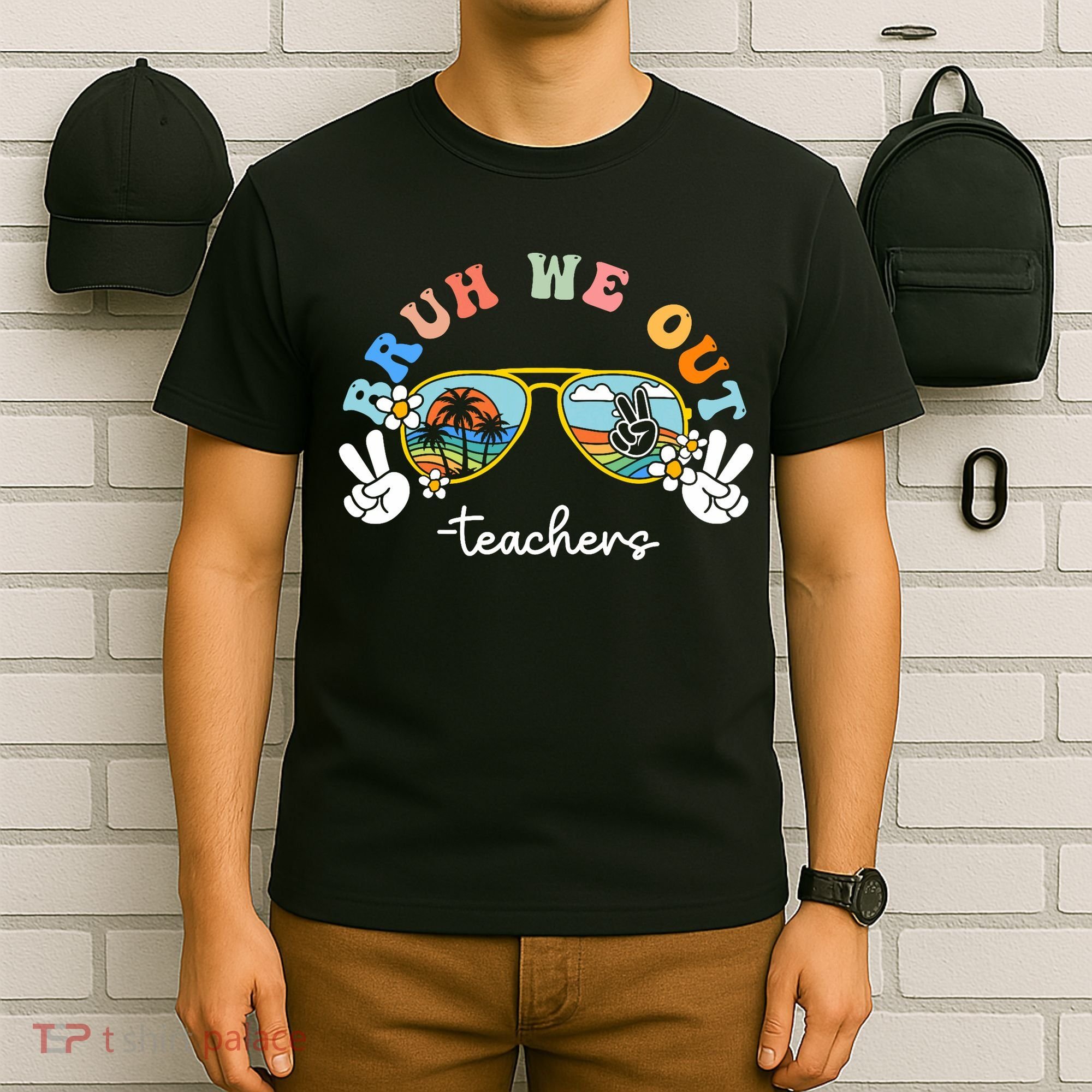 Bruh We Out Funny Last Day Of School Teacher Boy Girl Summer T-Shirt