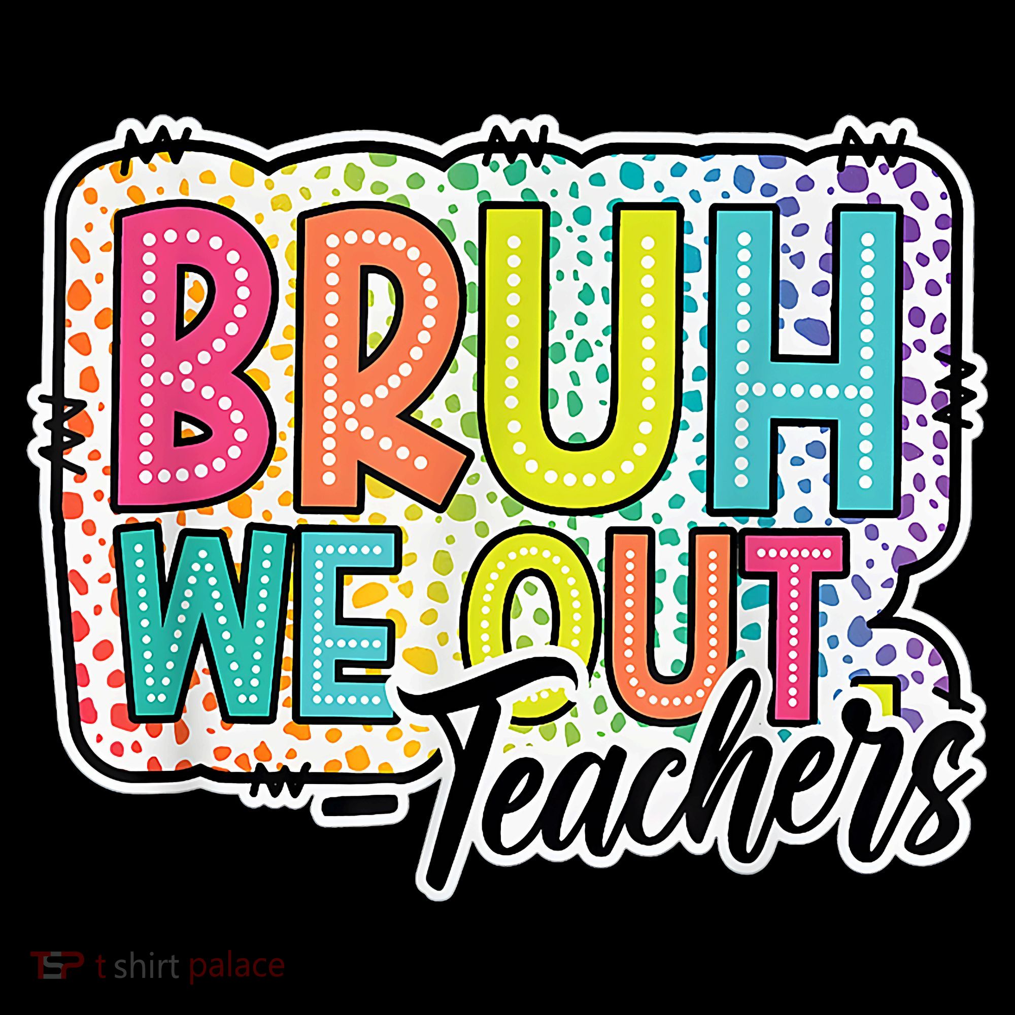 Bruh We Out Teachers Cute End Of School Year Summer Groovy Coffee Mug