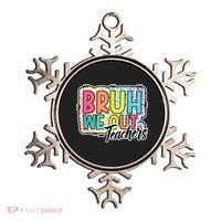 Bruh We Out Teachers Cute End Of School Year Summer Groovy Ornament thumb 0