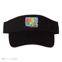 Bruh We Out Teachers Cute End Of School Year Summer Groovy Visor thumb 0