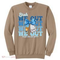 Bruh We Out Happy Last Day Of School Coquette Bow Sweatshirt thumb 0