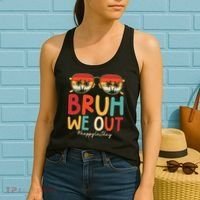 Bruh We Out Funny Last Day Of School Teacher Girl Summer Women's Tank Top thumb 2