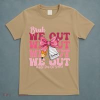 Bruh We Out Coquette Bow Happy Last Day Of School Groovy T-Shirt thumb 5
