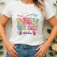 Bruh We Out #Teachers Have Fun I Love You All Women's T-Shirt thumb 2