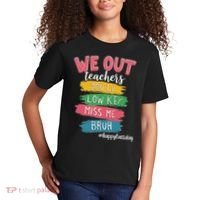Bruh We Out Teachers Admit It You'll Low Key Miss Me Bruh Kids T-Shirt thumb 2