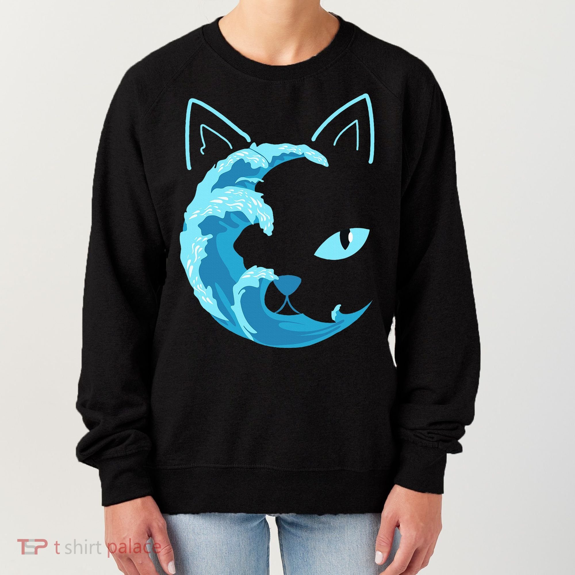 Blue Wave Of Cat Ladies For Kamala Women's Sweatshirt
