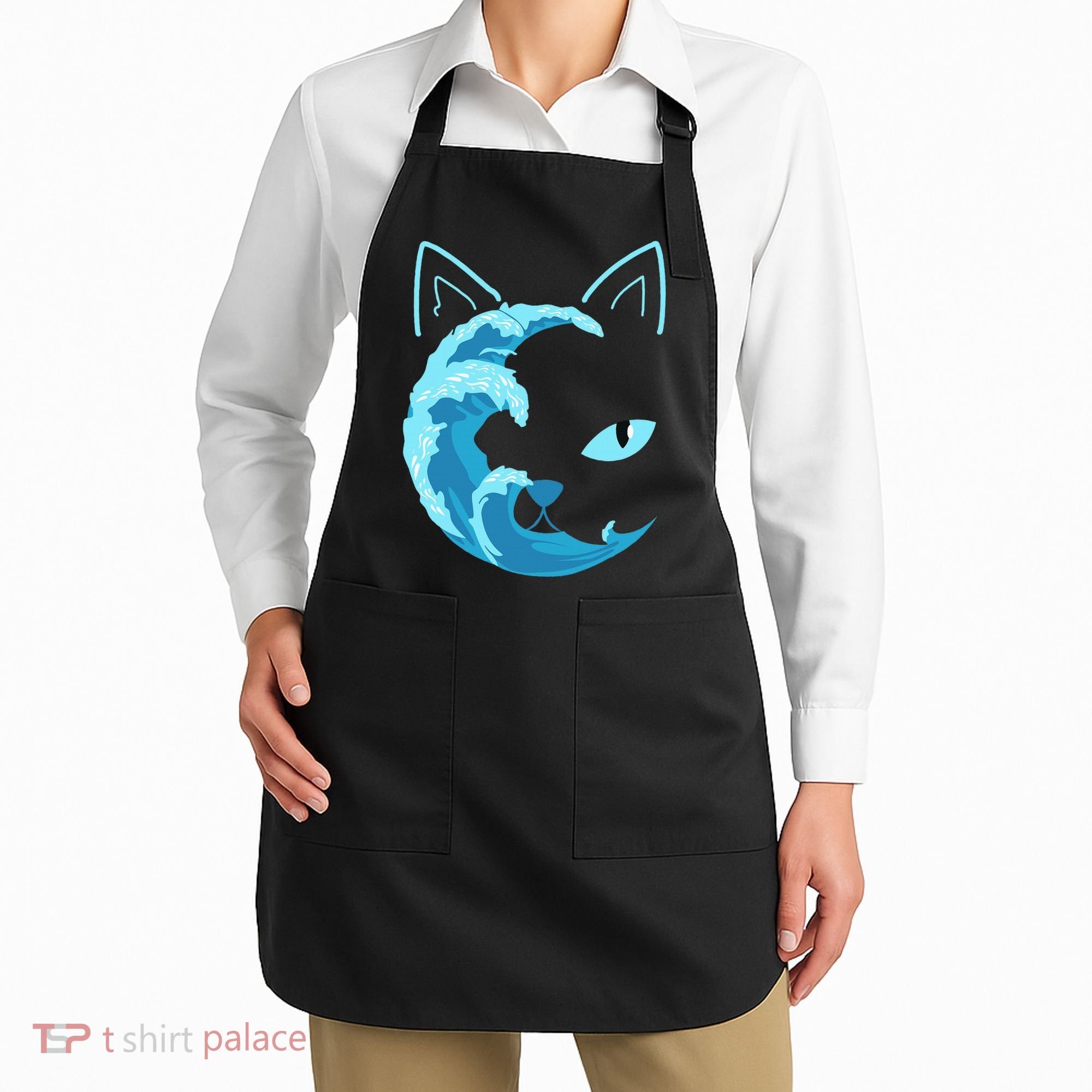 Blue Wave Of Cat Ladies For Kamala Apron