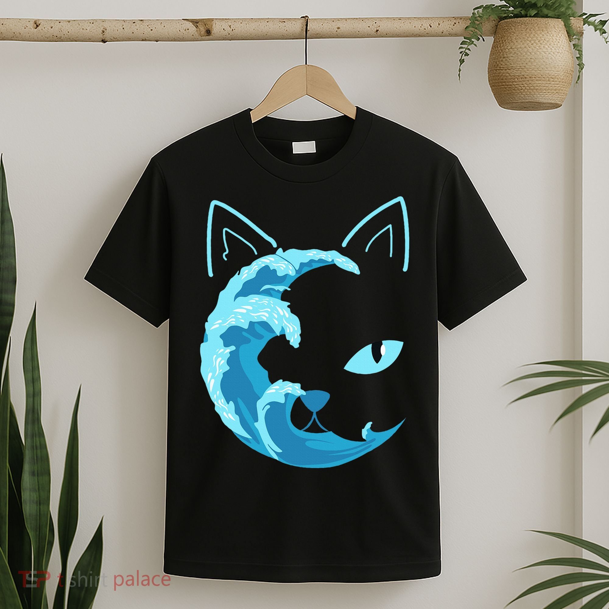 Blue Wave Of Cat Ladies For Kamala T-Shirt