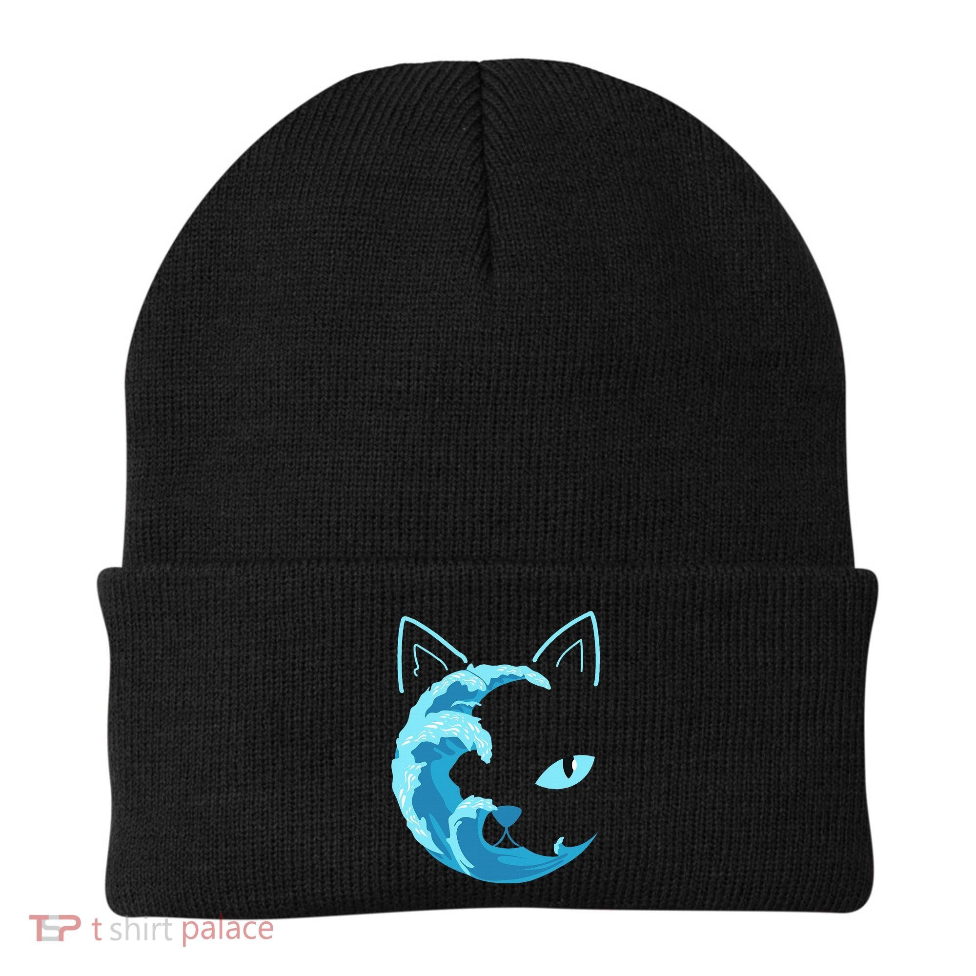 Blue Wave Of Cat Ladies For Kamala Beanie