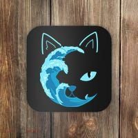 Blue Wave Of Cat Ladies For Kamala Coaster thumb 0