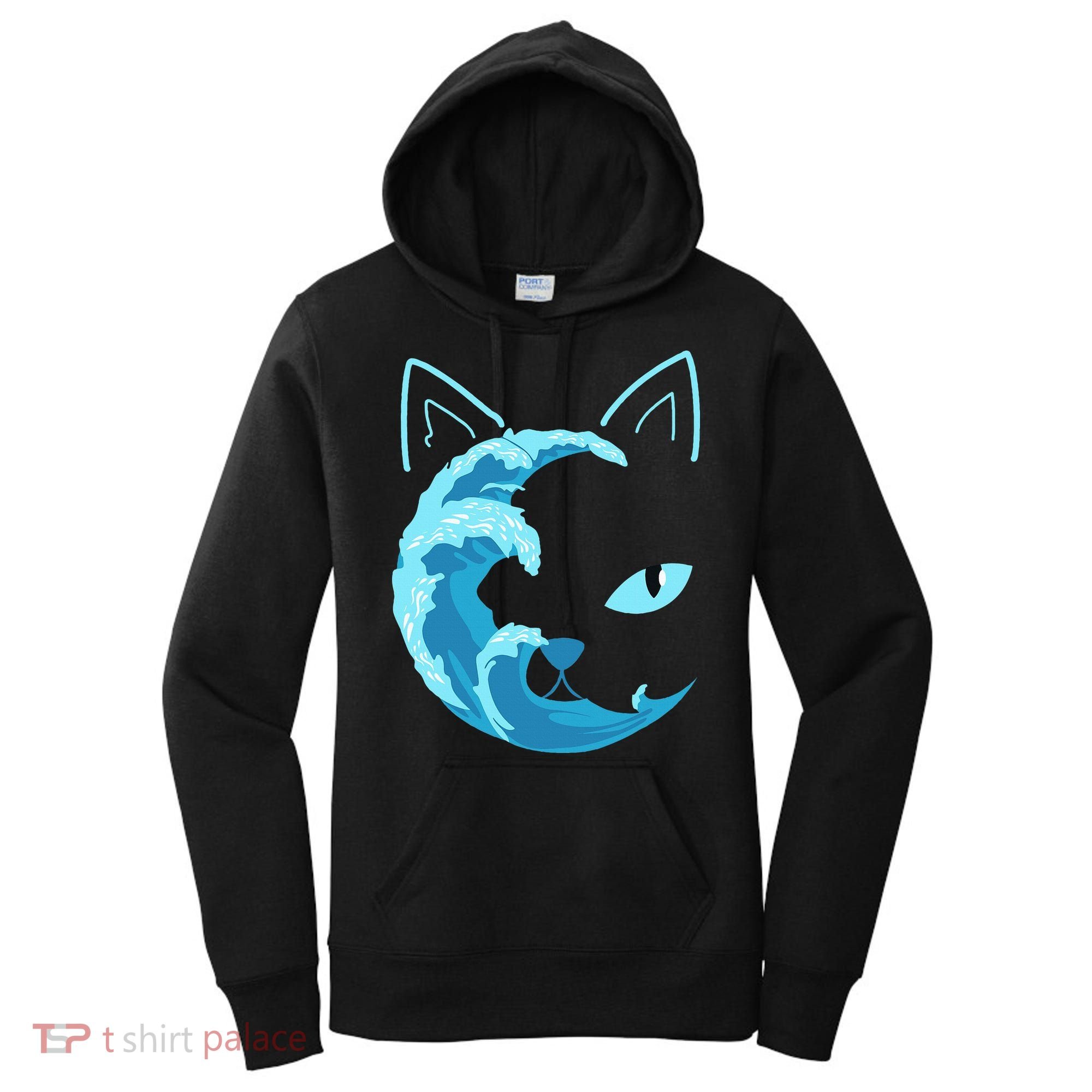 Blue Wave Of Cat Ladies For Kamala Women's Hoodie