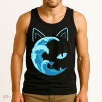 Blue Wave Of Cat Ladies For Kamala Tank Top thumb 3