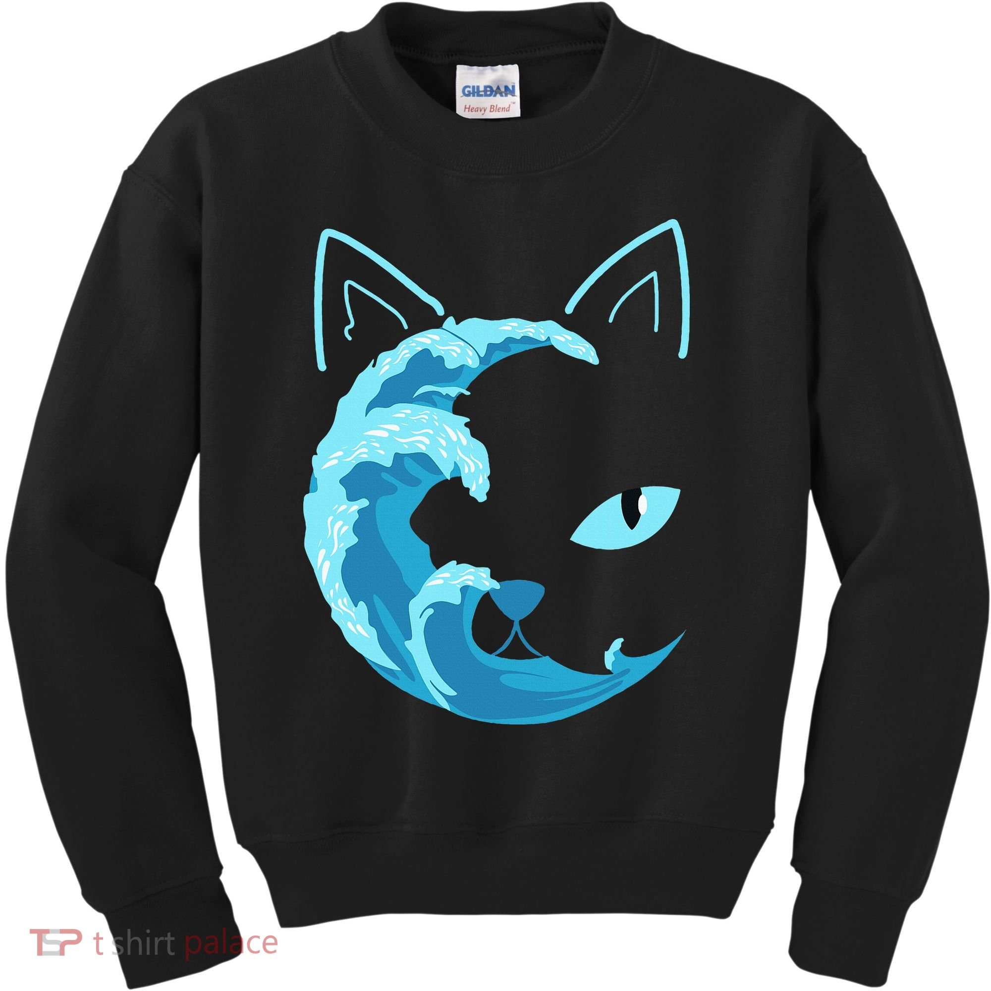 Blue Wave Of Cat Ladies For Kamala Kids Sweatshirt
