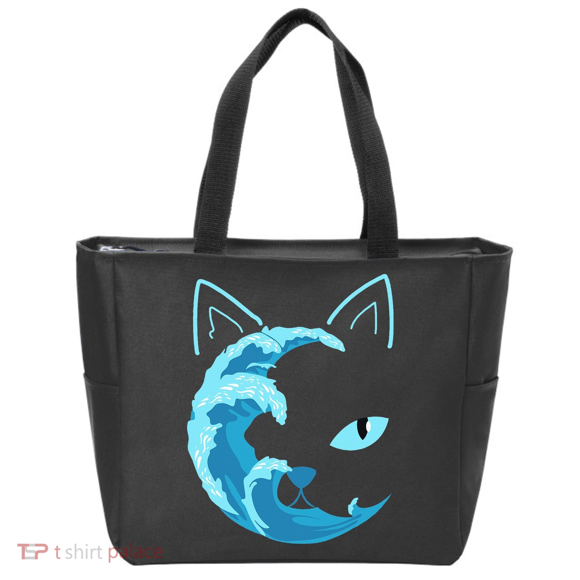 Blue Wave Of Cat Ladies For Kamala Tote Bag