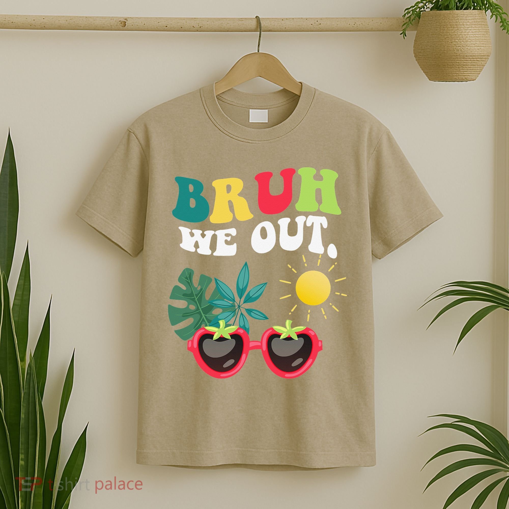 Bruh We Out Teachers Student Summer Happy Last Day Of T-Shirt