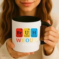 Bruh We Out Teachers Periodic Table Elements Coffee Mug thumb 3
