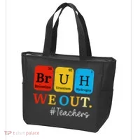 Bruh We Out Teachers Periodic Table Elements Tote Bag thumb 3