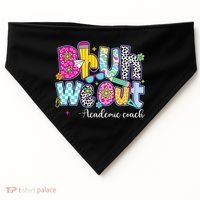 Bruh We Out Academic Coach Last Day Of First Grade Teachers USA-Made Doggie Bandana thumb 0