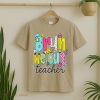 Bruh We Out Teachers Happy Last Day Of School Teacher Women T-Shirt thumb 2