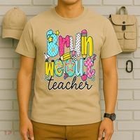 Bruh We Out Teachers Happy Last Day Of School Teacher Women T-Shirt thumb 6