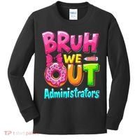 Bruh We Out Administrator Teachers School Paraprofessional Kids Long Sleeve Shirt thumb 0