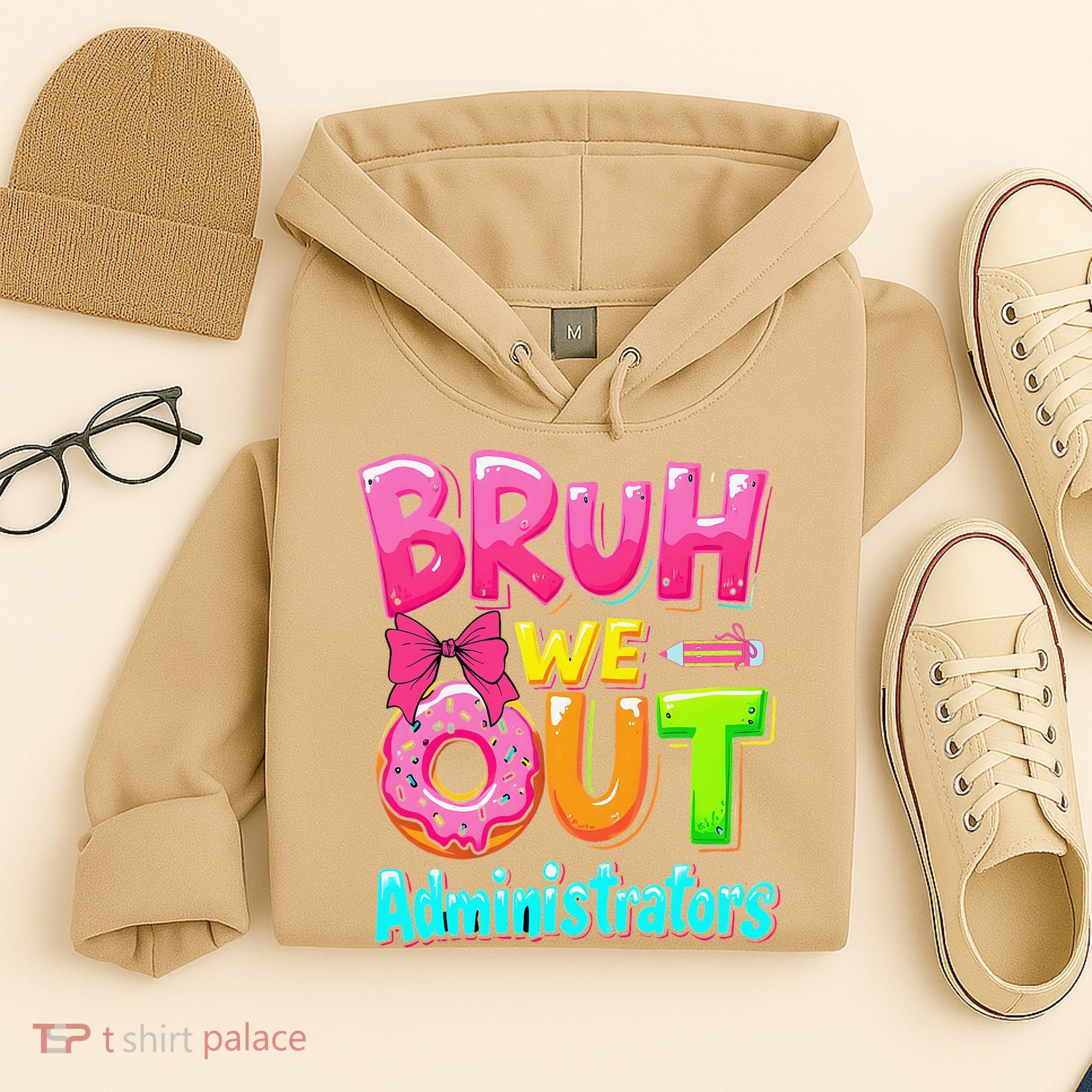 Bruh We Out Administrator Teachers School Paraprofessional Hoodie