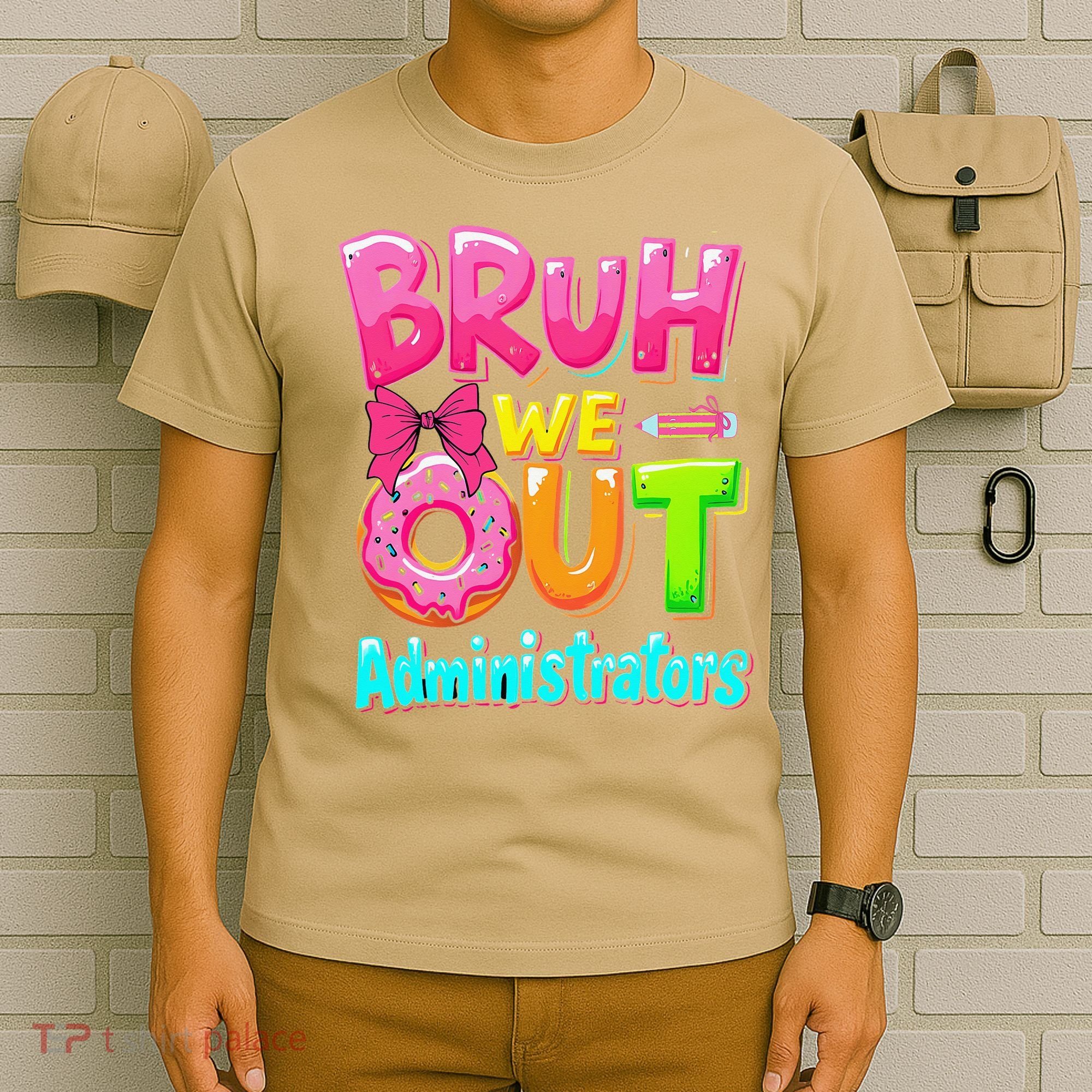 Bruh We Out Administrator Teachers School Paraprofessional T-Shirt