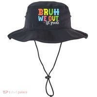 Bruh We Out 1st Grade Teacher Last Day Of School Student Bucket Hat thumb 0