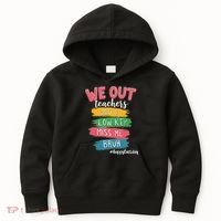 Bruh We Out Teachers Admit It Youll Low Key Miss Me Bruh Kids Hoodie thumb 0