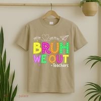 Bruh We Out Teachers Happy Last Day Of School Teacher T-Shirt thumb 2
