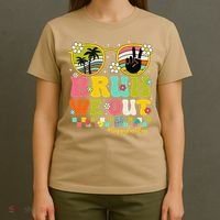 Bruh We Out Teachers Happy Last Day Of School Retro Groovy T-Shirt thumb 4