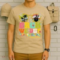 Bruh We Out Teachers Happy Last Day Of School Retro Groovy T-Shirt thumb 6