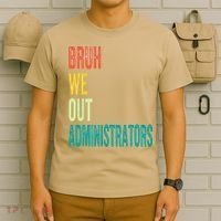 Bruh We Out Administrator End Of School Year Teacher Summer T-Shirt thumb 6