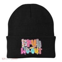 Bruh We Out Teacher Summer Last Dat Of School Teacher Beanie thumb 0