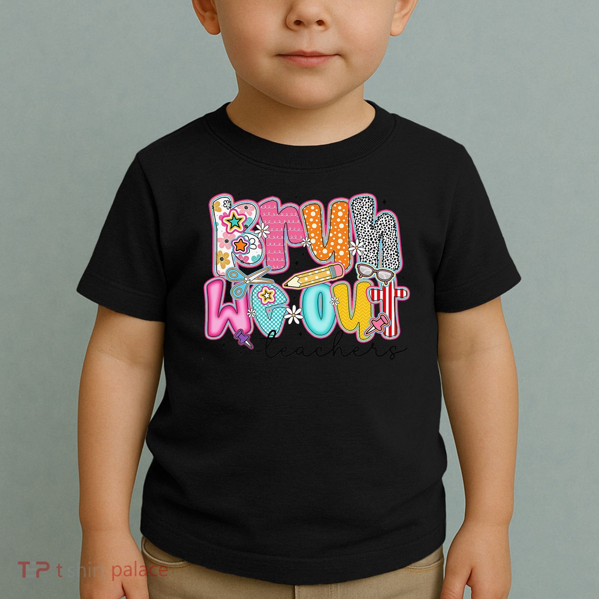 Bruh We Out Teacher Summer Last Dat Of School Teacher Toddler T-Shirt