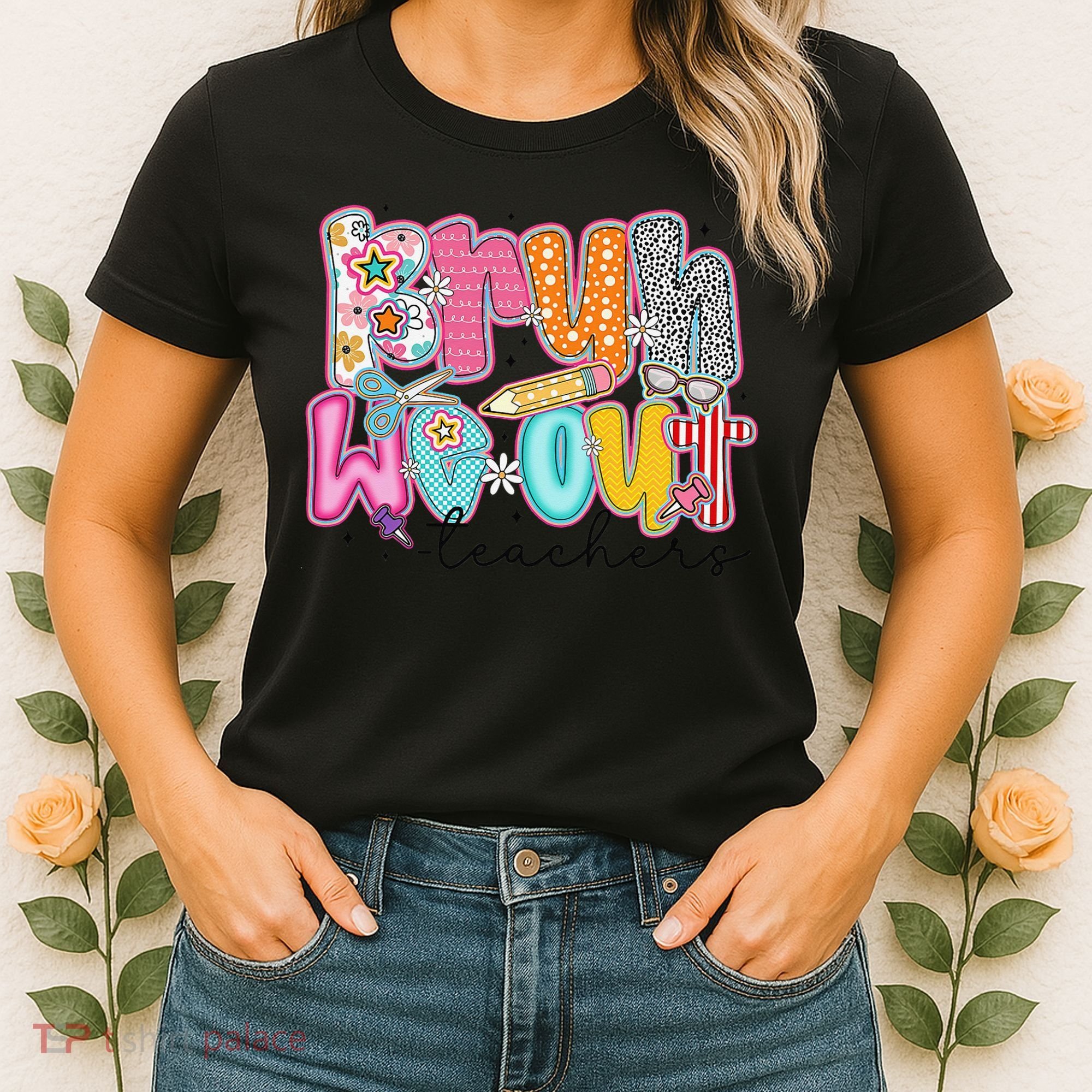 Bruh We Out Teacher Summer Last Dat Of School Teacher Women's T-Shirt