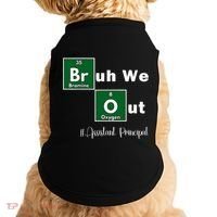 Bruh We Out Assistant Principal Teachers Summer Chemistry Doggie Tank thumb 0