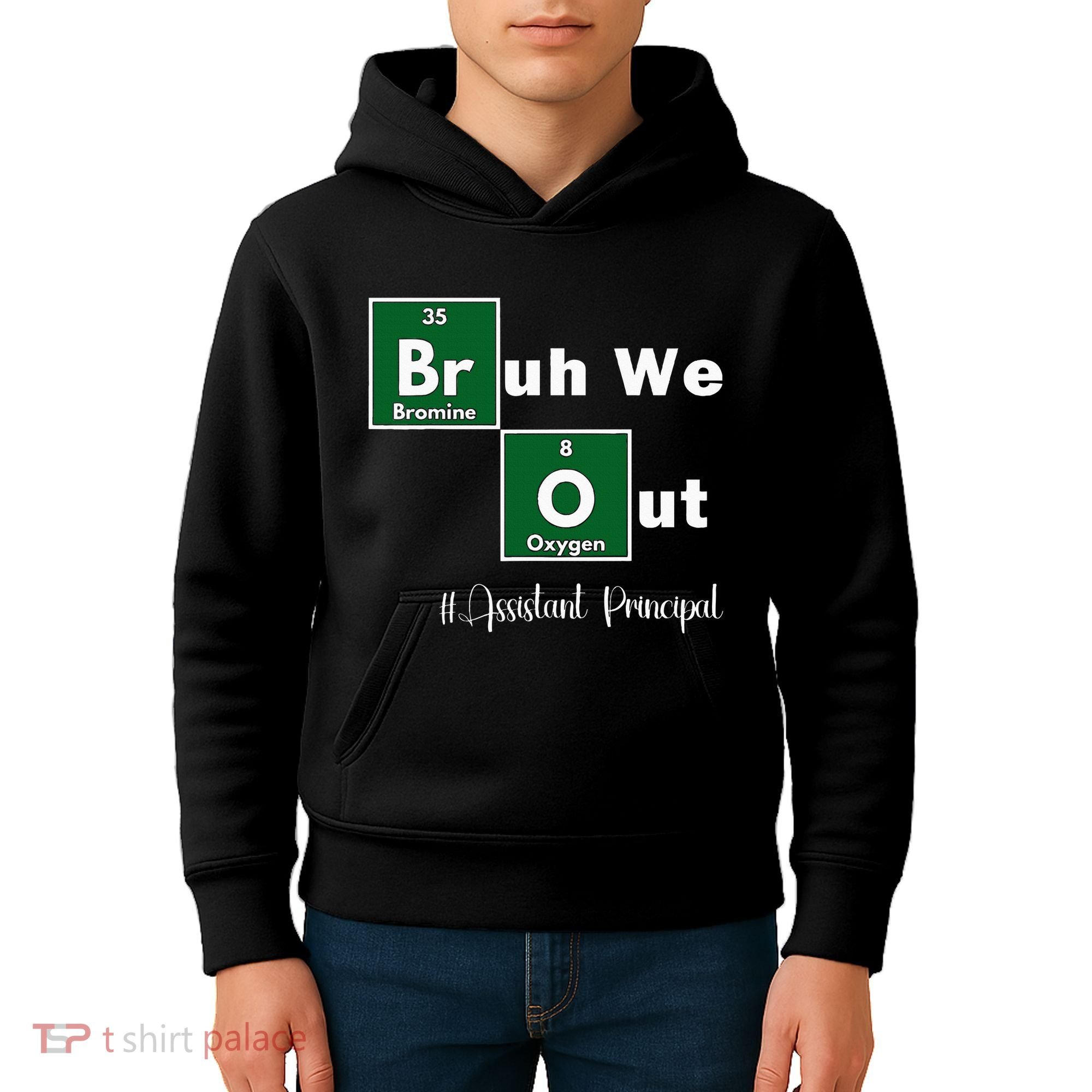 Bruh We Out Assistant Principal Teachers Summer Chemistry Kids Hoodie