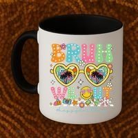 Bruh We Out Teachers Happy Last Day Graduation Sunglasses Coffee Mug thumb 2