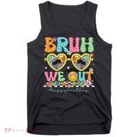 Bruh We Out Teachers Happy Last Day Graduation Sunglasses Tank Top thumb 0