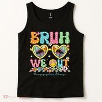 Bruh We Out Teachers Happy Last Day Graduation Sunglasses Tank Top thumb 2
