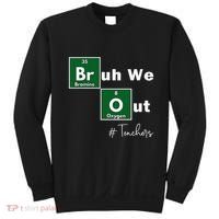 Bruh We Out Teachers Chemistry Periodic Table Element Summer Sweatshirt thumb 0