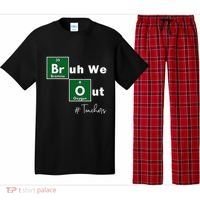 Bruh We Out Teachers Chemistry Periodic Table Element Summer Pajama Set thumb 0