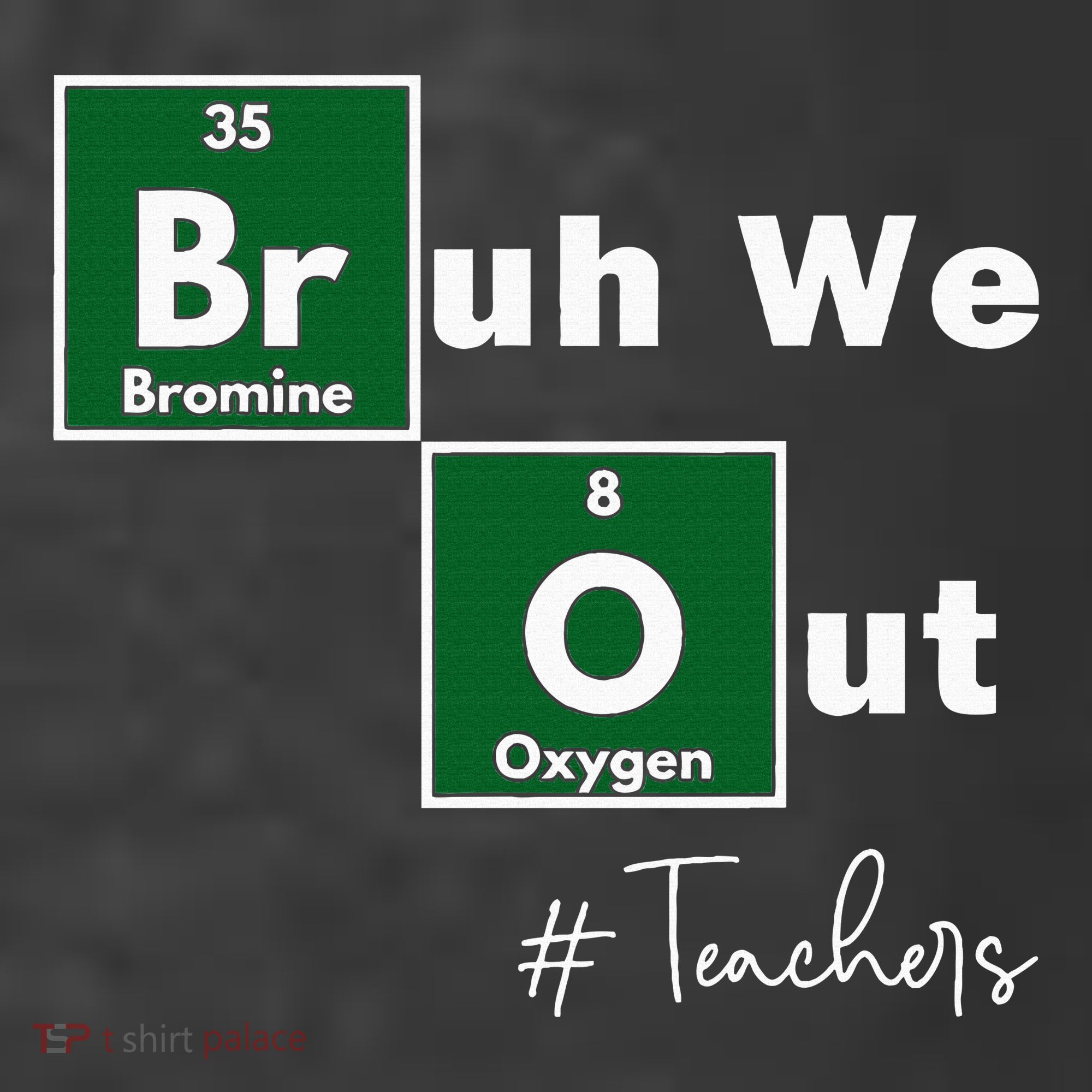 Bruh We Out Teachers Chemistry Periodic Table Element Summer Women's Hoodie